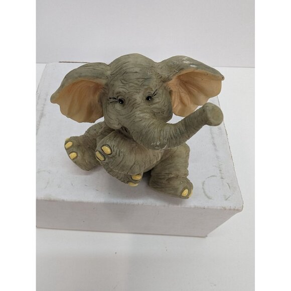 Vintage Roman Forget Me Knots Dont Forget to Hug Someone Elephant Figurine 1996 - Picture 5 of 8